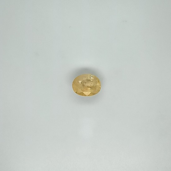 Yellow Sapphire (Pukhraj) 8.44 Ct Good quality Yellow Sapphire (Pukhraj) 8.44 Ct Good quality
